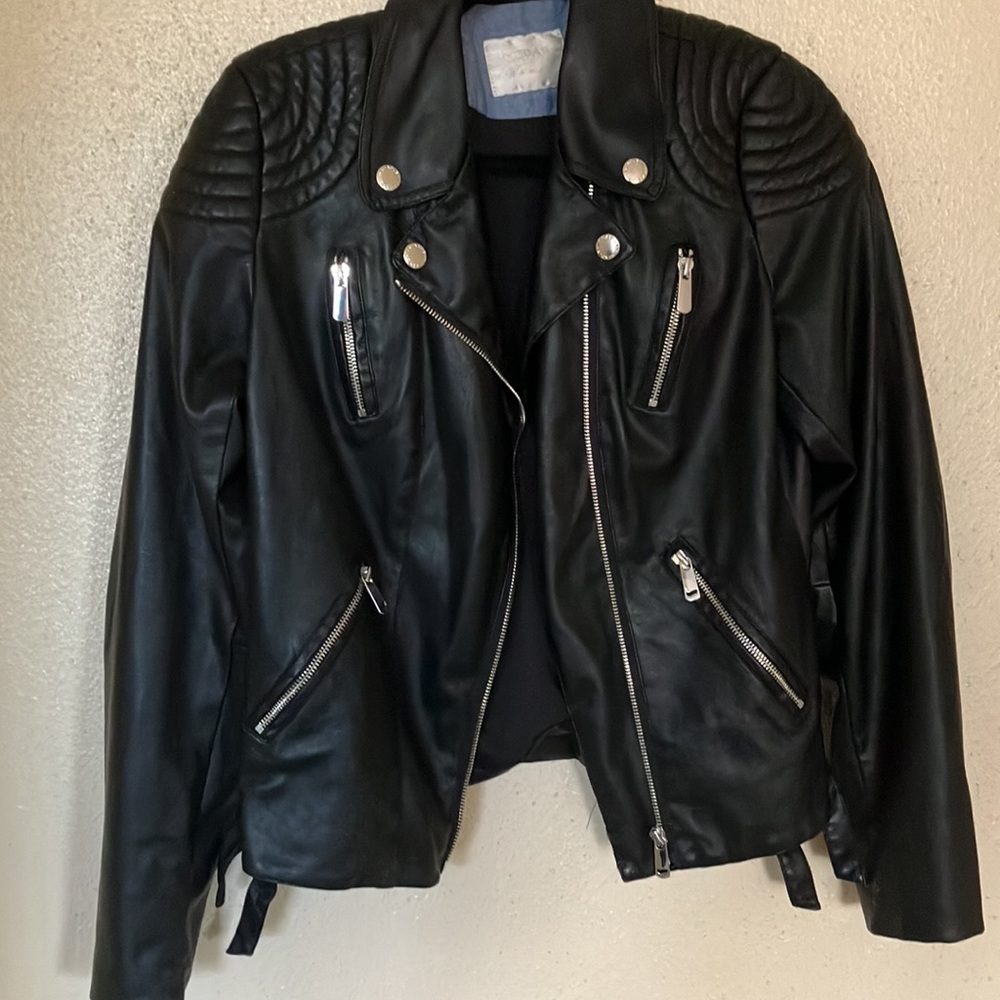 Gas Real Leather Motorcycle Jacket
